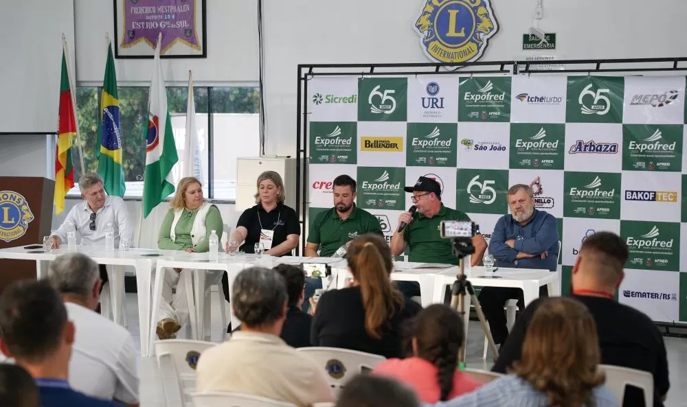 Coletiva de encerramento Expofred 2025. | Foto: Jardel da Costa