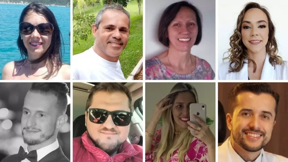 Vítimas estavam em voo coletivo (Foto: Redes Sociais)