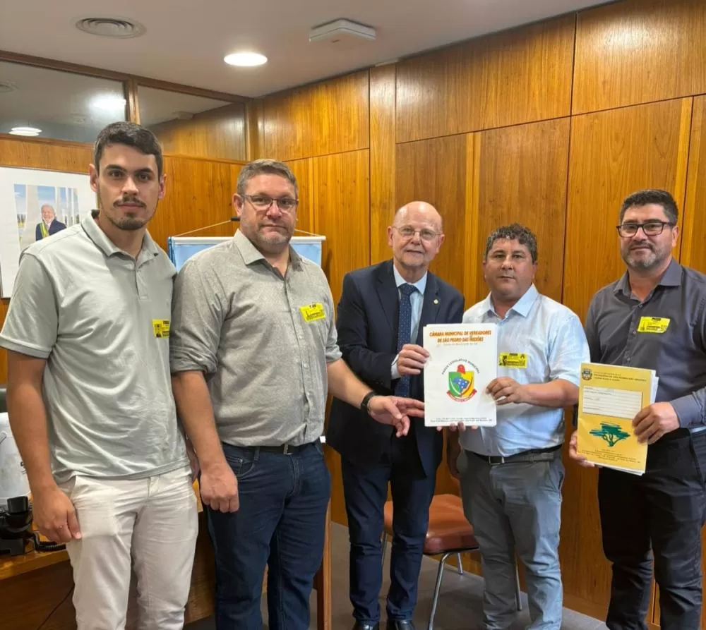 Comitiva de São Pedro das Missões cumpre agenda em Brasília e confirma recursos para o município