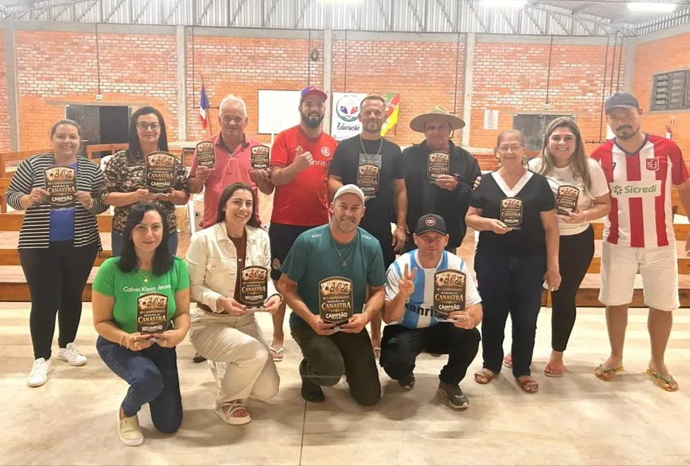 Final do 3º Campeonato Municipal de Canastra define campeões em São José das Missões