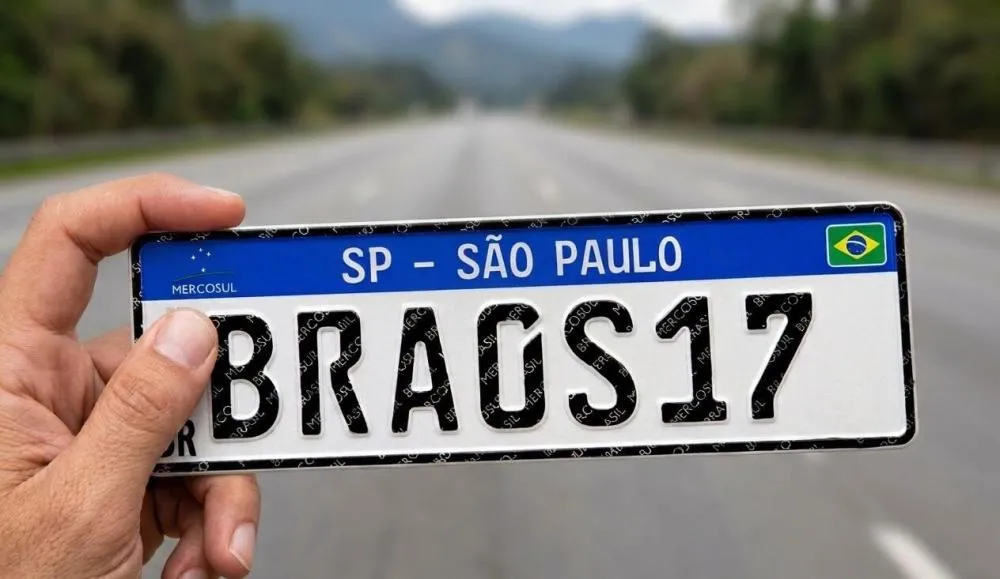Câmara avança com proposta para reinserir cidade e estado em placas veiculares