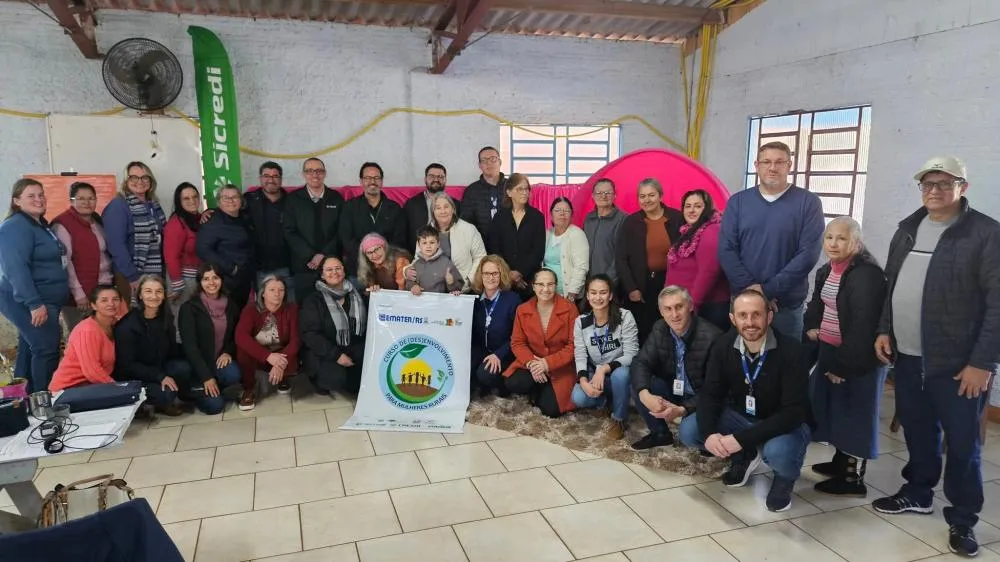Curso “Desenvolvimento para Mulheres Rurais” reúne participantes em São Pedro das Missões