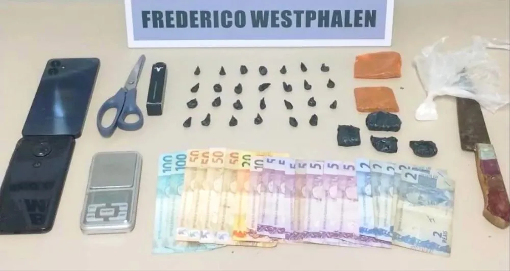 Brigada Militar prende mulher por tráfico de drogas em Frederico Westphalen