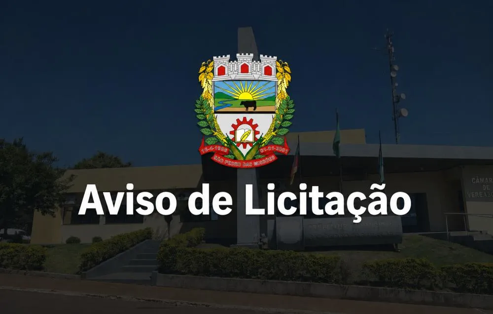 São Pedro das Missões abre licitação para aquisição de veículo semi-novo